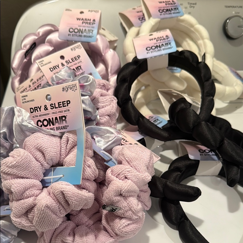 Conair Satin Hair Scrunchies Set